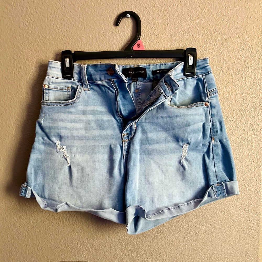 Sz 9/29 Kendall & Kylie Light Blue Denim Shorts
